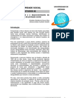 A QUESTÃO SOCIAL E O DESENV. DO SISTEMA  BRASILEIRO DE PROTEÇÃO SOCIAL