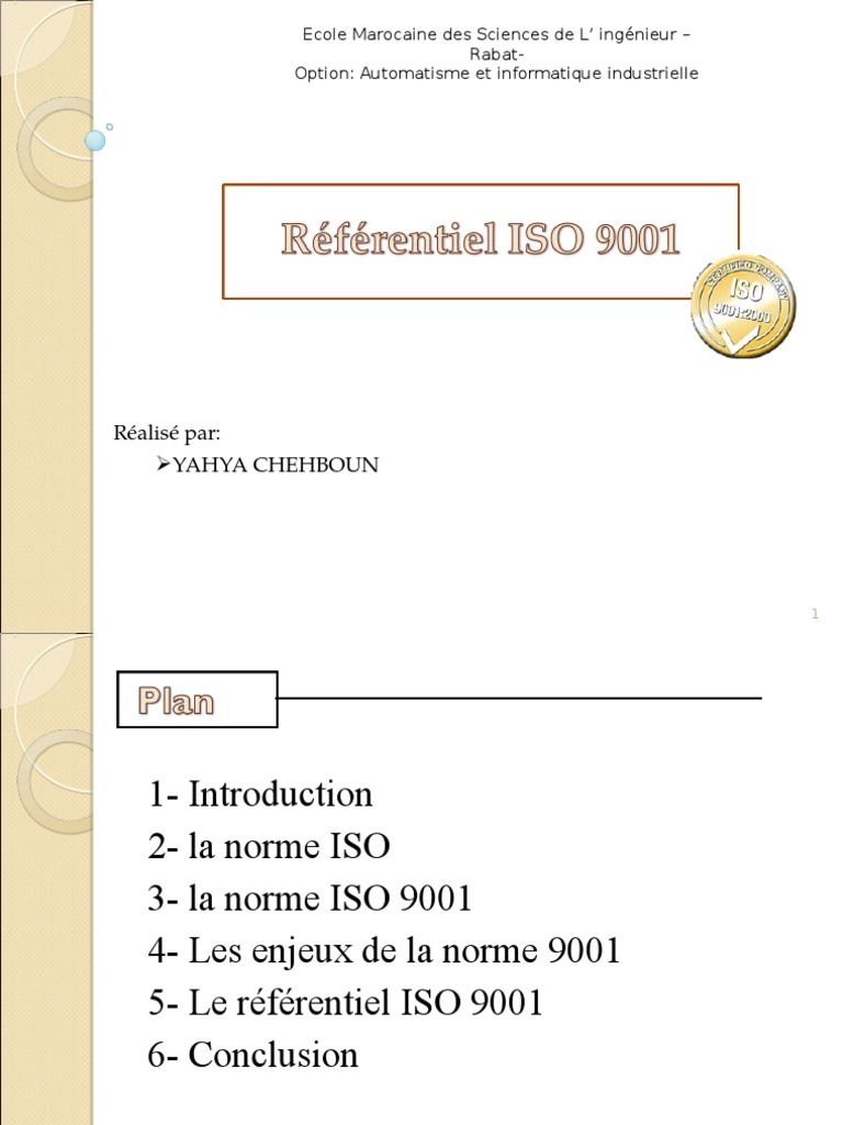Iso 9001 | PDF | Système de management de la qualité | Business