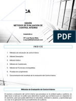 Presentación 8 Sesion - AUD CA - Métodos de Evaluación de Control Interno
