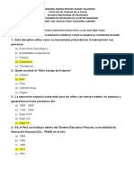 Examen Psicologia de La Excepcionalidad 2022 Mayo Alumno Emerson Eusebio Quispe Ponce