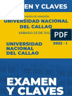 U. Callao Examen y Claves 23 de Julio