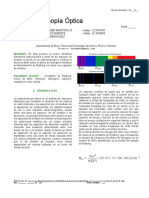 Informe de Espectroscopía Óptica 3