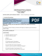 Activities Guide and Evaluation Rubric - Unit 3 - Task 6 - Describing A Work of Art