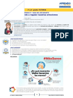 TUTORIA 3° y 4° - Aprendiendo A Regular Nuestras Emociones II