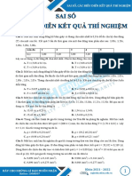 Sai số. Cách biểu diễn kết quả thí nghiệm vật lý