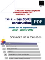 IAS 11 Contrats de Construction
