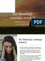 Ser honesto con uno mismo