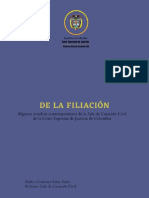 De La Filiación Algunos Estudios Contemporáneos P