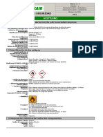 MSDS Praxair Acetileno