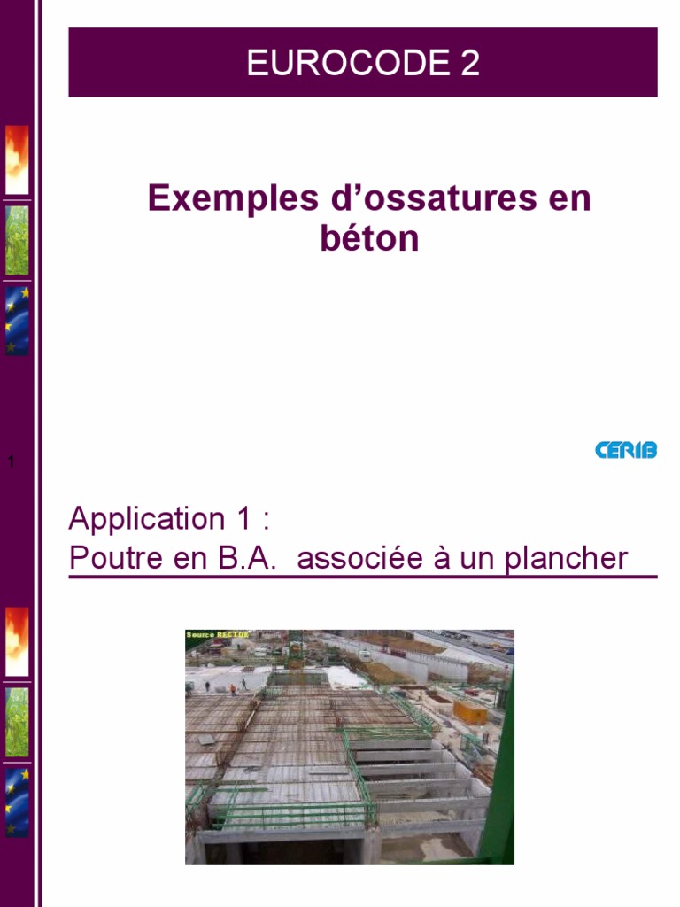 Dimensionnement béton selon Eurocode 2 | PDF | Béton armé | Mécanique ...