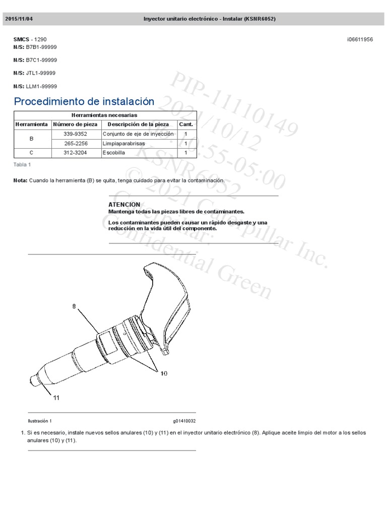 Instalacion de Inyector | PDF | Máquinas | Motores