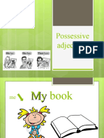 Possessive Adjectives Picture Dictionaries 79182