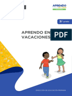 Aprendo en vacaciones 3er grado