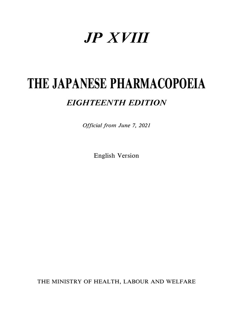 glutathione jp monograph Japanese Pharmacopoeia 18th Edition | PDF | Spectroscopy How Dangerous Is Tylenol?