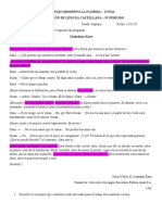 Evaluacion de Lengua Castellana Grado 7-IV Periodo 