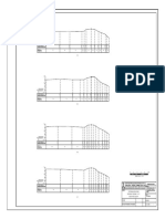 Analysis of soil level changes along a cross-section