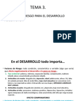 Tema 3. Factores de Riesgo para El Desarrollo - Prenatales - Hábitos Maternos