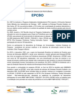 Ensaio de proficiência para laboratórios EPCBO