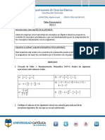 Preconceptos de Álgebra Lineal