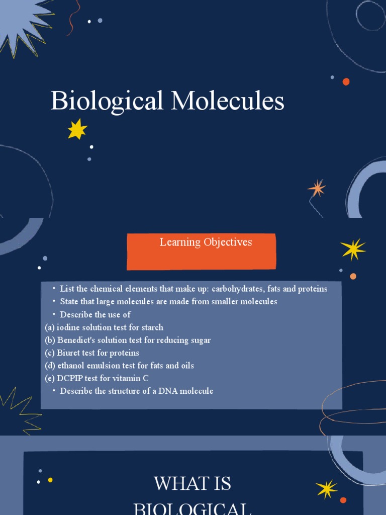 Biological Molecules PDF Carbohydrates Lipid