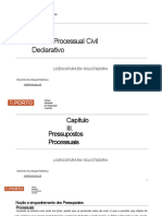 Capítulo III - Pressupostos Processuais - Personalidade Judiciária