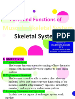 Parts and Function of Musculo-Skeletal System