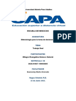 Metodologías para la toma de decisiones (métodos de resolución de problemas