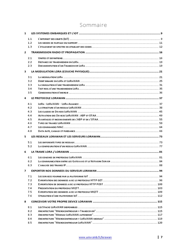 Ch2 Lora Lorawan | PDF | Internet des objets | Décibel