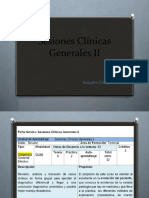 Sesiones Clínicas Generales II
