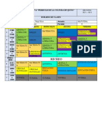 Horario 3e Matutina 2022-2023