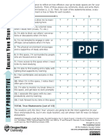 Evaluate Your Study Places - Asc 20 0