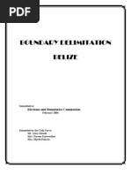 Download Electoral Constituency Boundary Delimitation BELIZE--Report of First Task Force by Myrtle Palacio SN60815019 doc pdf