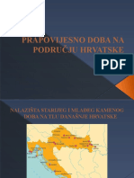 Današnji Prostor Hrvatske U Prapovijesti