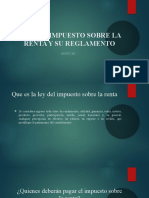 Ley Del Impuesto Sobre La Renta y Su Reglamento