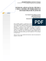 ESTUDO DA APLICAÇÃO DA TÉCNICA DE TROCA RÁPIDA DE FERRAMENTAS EM INJETORAS DE PLÁSTICOS