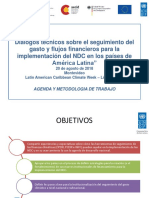 Diálogos técnicos sobre el seguimiento del gasto y flujos financieros para la implementación del NDC