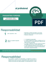 Responsabilidad Profesional en Psiquiatria