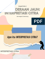 3.2 Interpretasi Citra Penginderaan Jauh