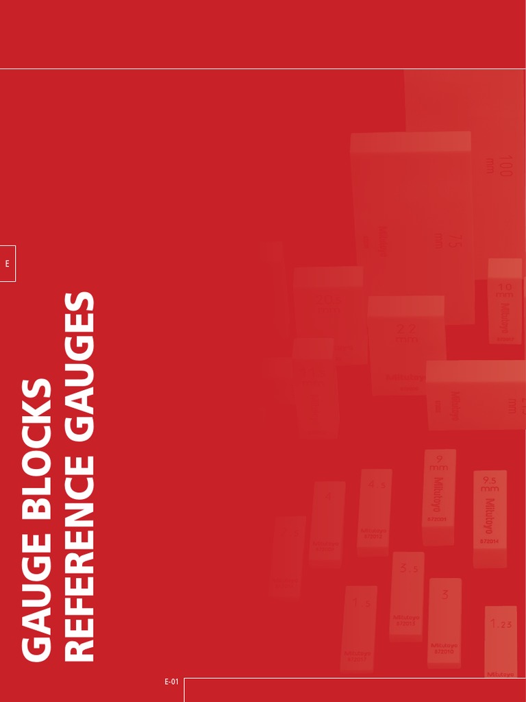 Gauge Blocks Reference Gauges PDF Calibration Engineering Tolerance