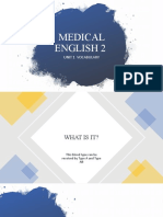 MEDICAL ENGLISH 2  VOCABULARY UNIT 1 12 SEPT 2020 (1)