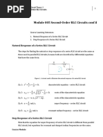 Module 005 Second Order RLC Circuits Contd