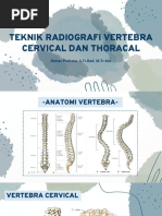 Laporan Vertebra Cervicalis RPO, LPO, RAO, LAO, Crosstable | PDF