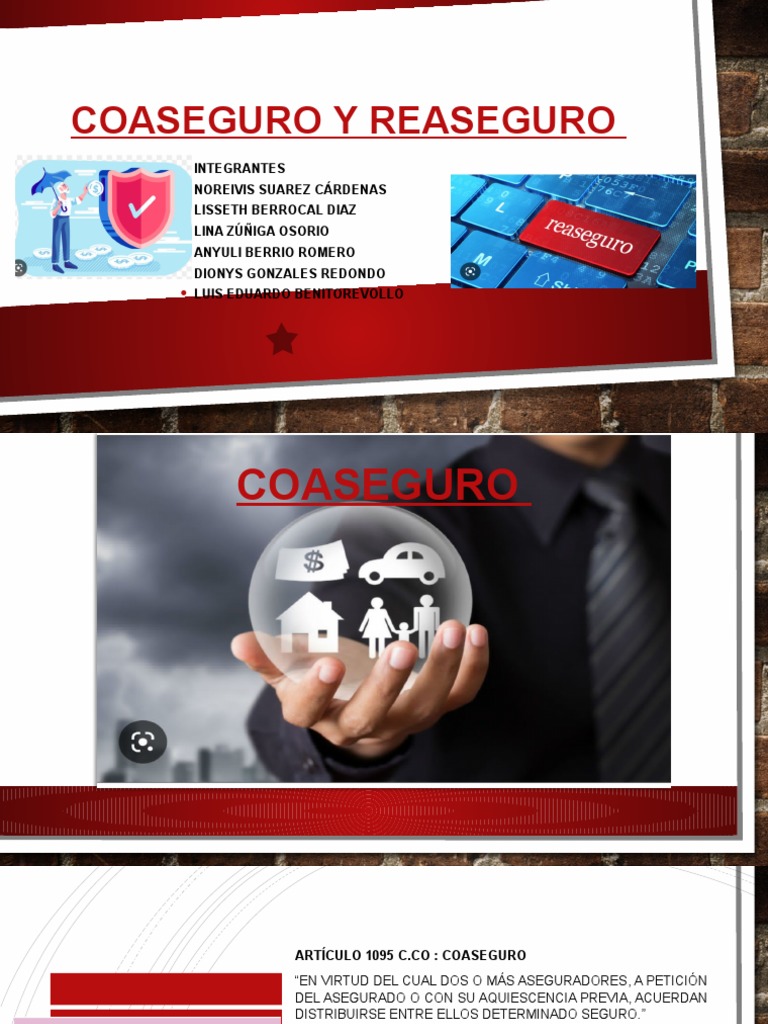 Diferencias entre Coaseguro y Reaseguro | PDF | Reaseguro | Seguro
