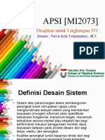 06 - APSI [MI2073] (Desain Sistem)