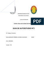 UNSA Bases Del Cuidado Del Enfermero 1 TRABAJO PRACTICO N°2