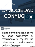 Sociedad Conyugal