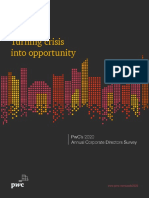 PWC 2020 Annual Corporate Directors Survey