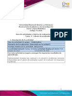 Guía de Actividades y Rúbrica de Evaluación - Unidad 3 - Tarea 3 - Cálculo de Predicados