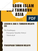 TITAS Lesson 6 Bab 3.2 Tamadun Melayu 2
