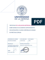 Protocolo Rad de Manejo de Accidentes Cortopunzantes Mba A.alballay